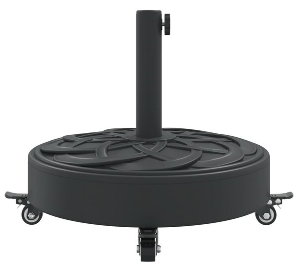 Görgős kerek napernyőtalp rúdhoz Ø38 / 48 mm 27 kg