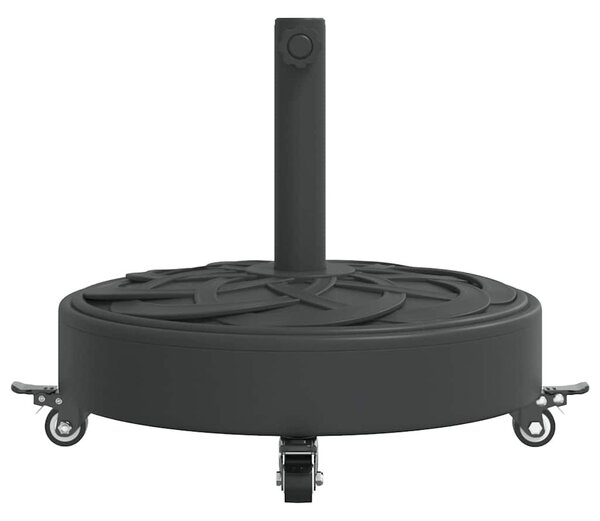 Görgős kerek napernyőtalp rúdhoz Ø38 / 48 mm 27 kg