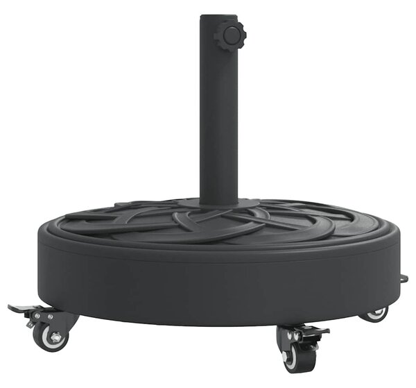 Görgős kerek napernyőtalp rúdhoz Ø38 / 48 mm 27 kg