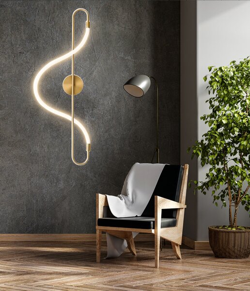 Fali LED Lámpa APP858-W Long Arany