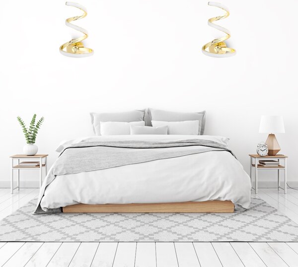 LED fali lámpa SPRING UP APP830-W Arany