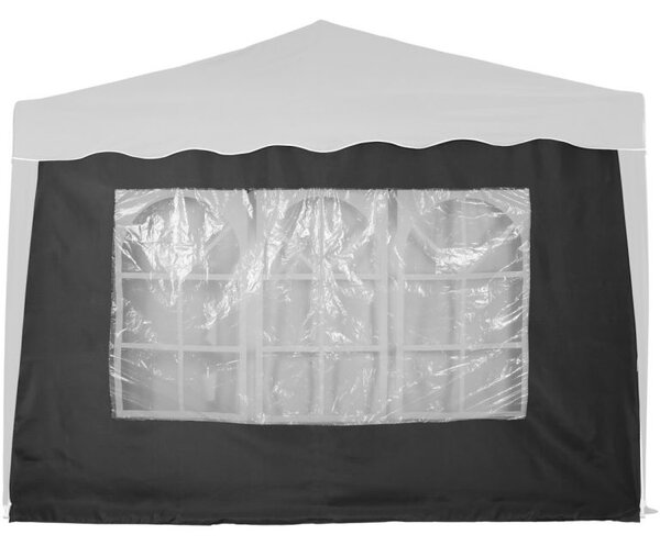 INSTENT Oldalfal ablakkal Basic 3 x 3 m antracit