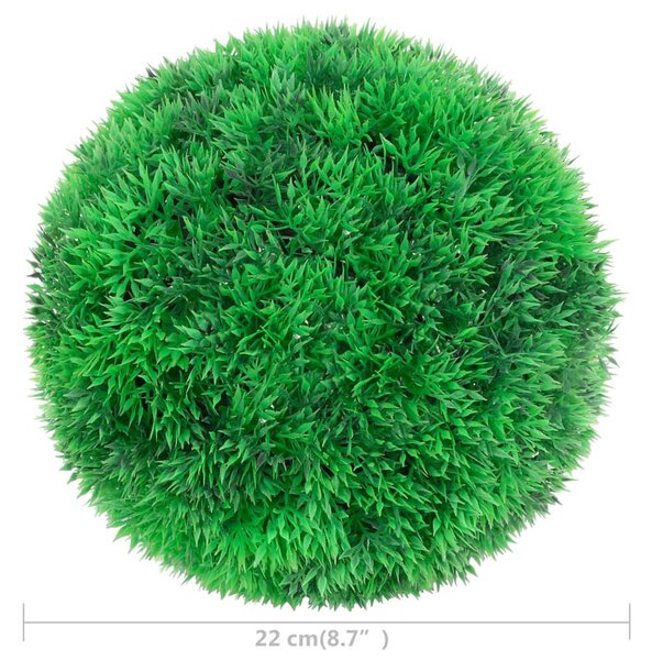 2 db gömb alakú műpuszpáng 22 cm
