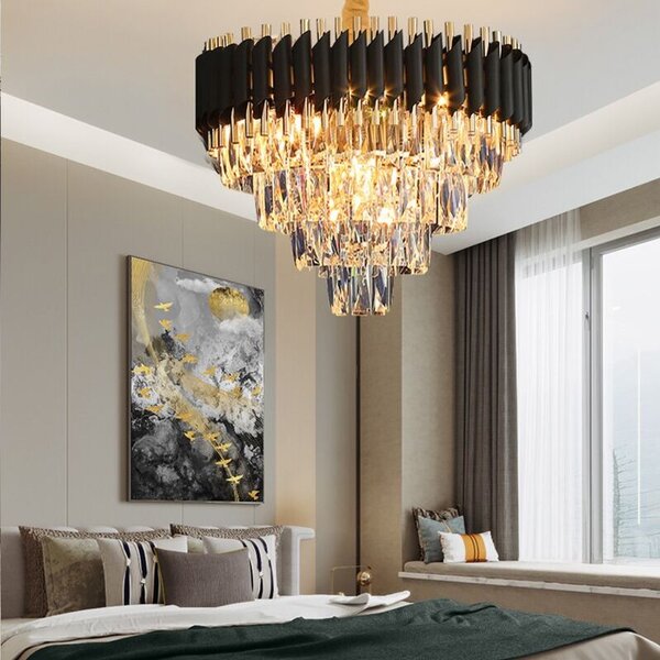 Mennyezeti függő lámpa APP1058-CP kristály arany