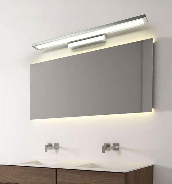 Toolight Szerszámlámpa, LED fürdőszobai lámpa tükör felett 40cm APP839-1W, fekete, OSW-06689
