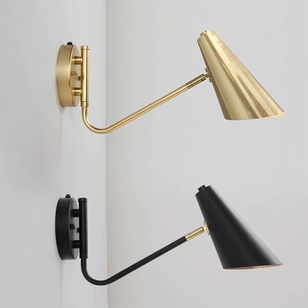 Fali Lámpa APP1139-1W black GOLD