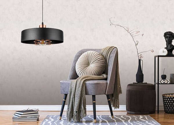 Mennyezeti lámpa APP1246-1CP Black/Rose gold