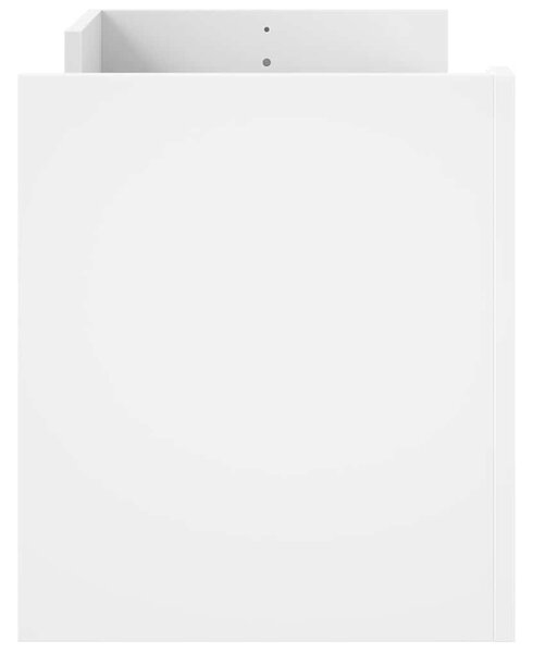 Fehér szerelt fa TV-szekrény 100 x 35 x 40 cm