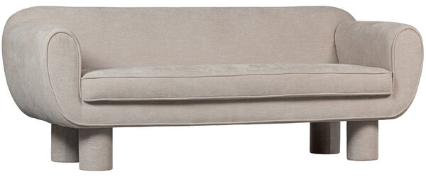 Hoorns Világosszürke szövet kétüléses kanapé Bondi 186 cm
