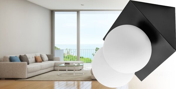 Fali lámpa APP1230-2W Black