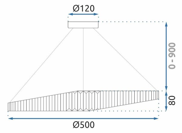 LED Lámpa APP1201-CP CRISTAL