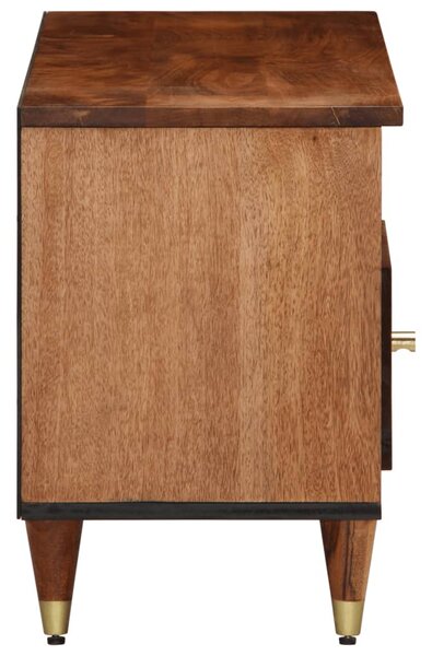 Tömör mangófa TV-szekrény 100 x 33 x 46 cm