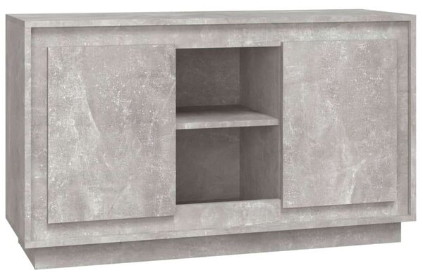 Modern Tálalószekrény - Betonszürke - 102x35x60 cm