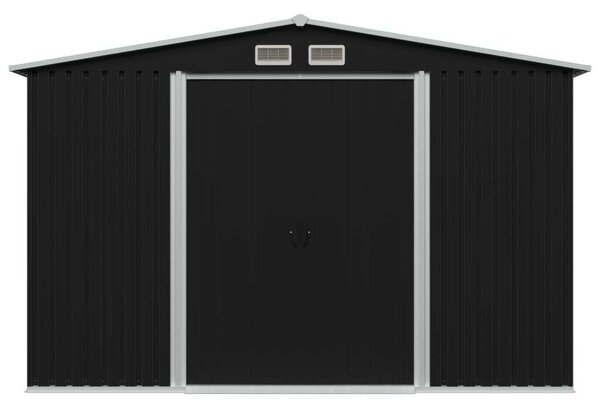 Vidaxl Acél Kerti Fészer - 257x205x178 cm
