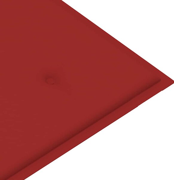 Bambusz kerti pad párnával 120 cm