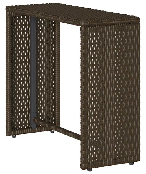 5 részes polyrattan kerti kanapé garnitúra párnákkal stackable