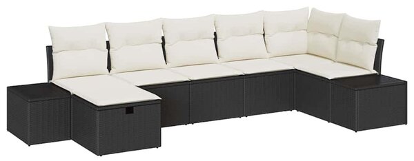 Kanapé Szett párnával 8 pcs polirattan