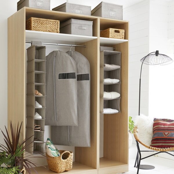 Függő textil gardrób rendszerező Oxford – Compactor
