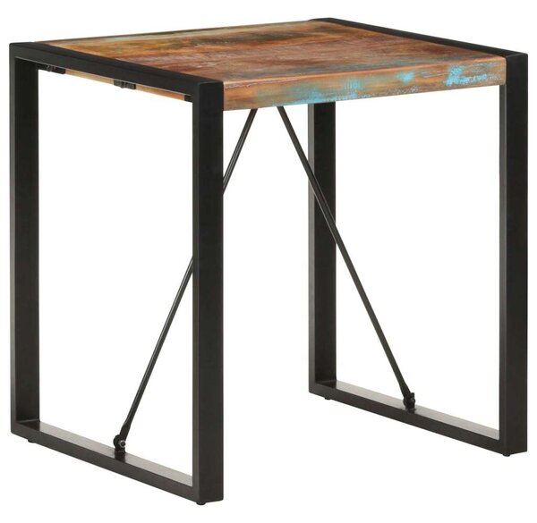 VidaXL tömör újrahasznosított fa étkezőasztal 70 x 70 x 75 cm