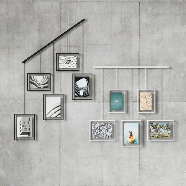 Fekete fém fali képkeret szett 5 db-os 66x69 cm Exhibit – Umbra