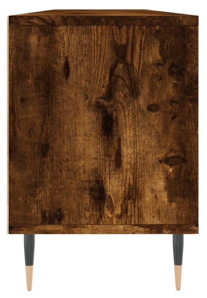 Füstös tölgy színű szerelt fa TV-szekrény 150 x 30 x 44,5 cm