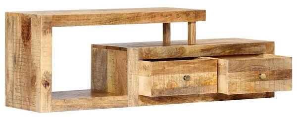 Tömör mangófa TV-szekrény 120 x 30 x 40 cm