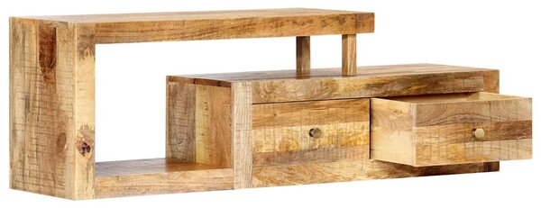 Tömör mangófa TV-szekrény 120 x 30 x 40 cm
