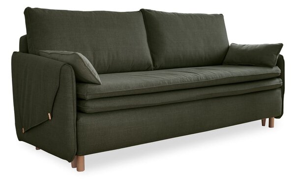 Zöld kinyitható kanapé 207 cm – Miuform