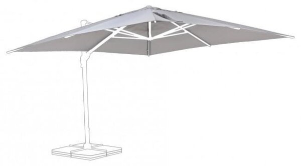 CALISTE szürke napernyő - Csak ernyő