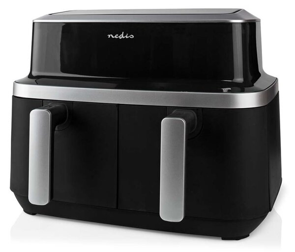 Nedis KAAF320BK dupla forrólevegős sütő 2x4.2L fekete