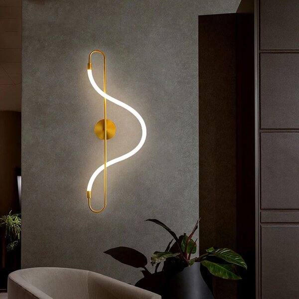 Fali LED Lámpa APP858-W Long Arany