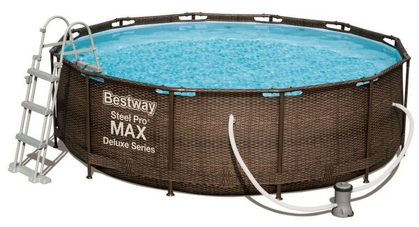 Bestway Steel Pro MAX Deluxe 366x100cm Fémvázas medence létrával és szivattyúval