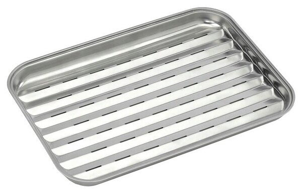 Rozsdamentes acél grilltálca