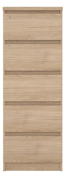 Natúr színű komód tölgyfa dekorral 40x111x50 cm Naia – Tvilum