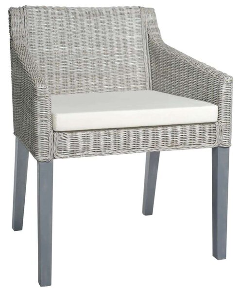 Rattan Étkezőszék - 2 db - Szürke