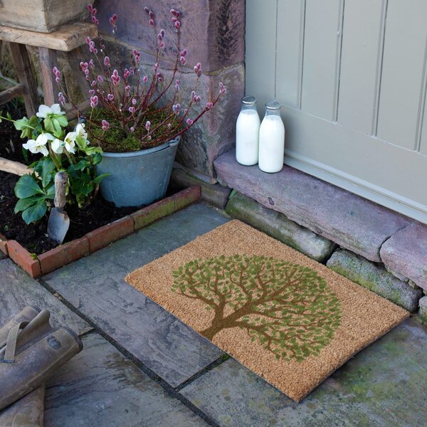 Kókuszrost lábtörlő 40x60 cm Tree of Life – Artsy Doormats