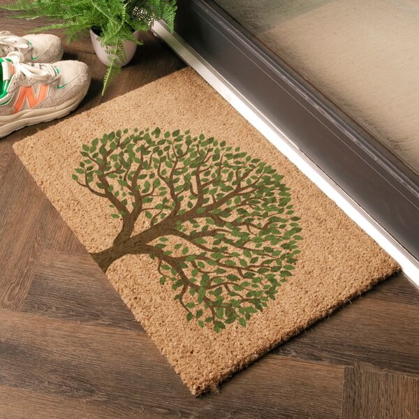 Kókuszrost lábtörlő 40x60 cm Tree of Life – Artsy Doormats