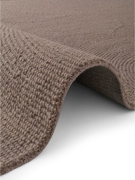 Szürkésbarna kézi szövésű gyapjú szőnyeg 200x300 cm Calmio – Hanse Home