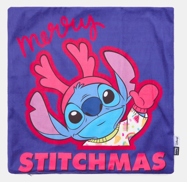 Sinsay - Karácsonyi mintás párnahuzat Lilo & Stitch - tengerészkék