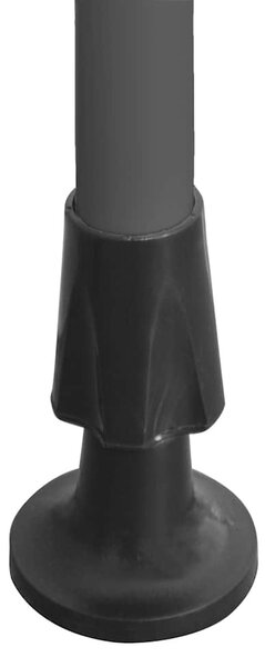 Narancssárga-barna kézzel feltekerhető LED-es napellenző 350 cm