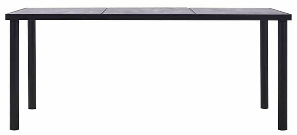 VidaXL Étkezőasztal - Betonhatású MDF - 200x100 cm