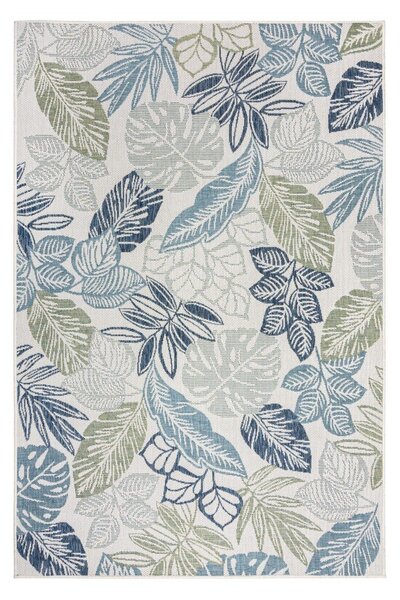 Zöld-kék kültéri-beltéri szőnyeg 120x170 cm Bella Leaf – Flair Rugs