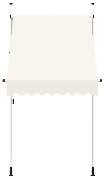 Kézzel feltekerhető napellenző krém, 150 cm