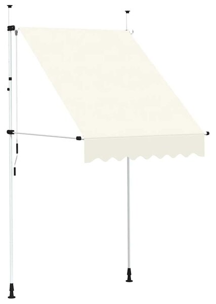 Kézzel feltekerhető napellenző krém, 150 cm