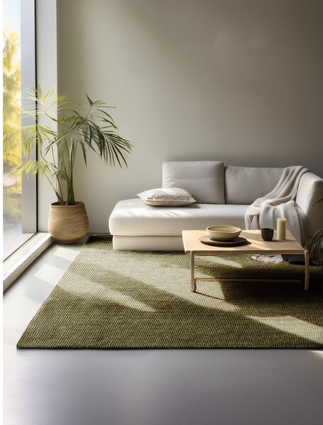 Khaki juta szőnyeg 60x90 cm Bouclé – Hanse Home