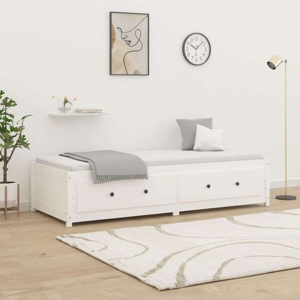 VidaXL fehér tömör fenyőfa kanapéágy 80 x 200 cm