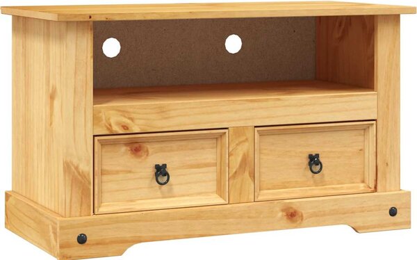 Corona-stílusú mexikói fenyő TV szekrény 91 x 43 x 56 cm