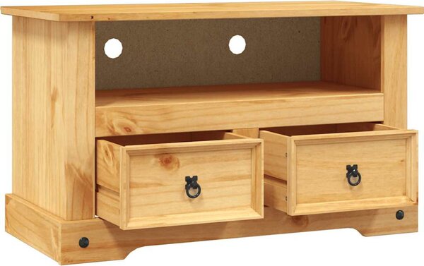 Corona-stílusú mexikói fenyő TV szekrény 91 x 43 x 56 cm