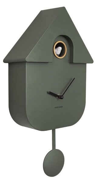 Modern Cuckoo zöld fali ingaóra 21,5 x 41,5 cm - Karlsson