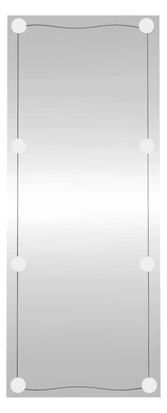 Téglalap alakú üveg falitükör LED fényekkel 40 x 100 cm